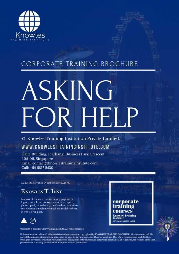 Asking For Help Training Course Brochure
