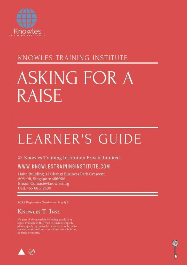 Asking For Raise Training Course Learner’s Guide