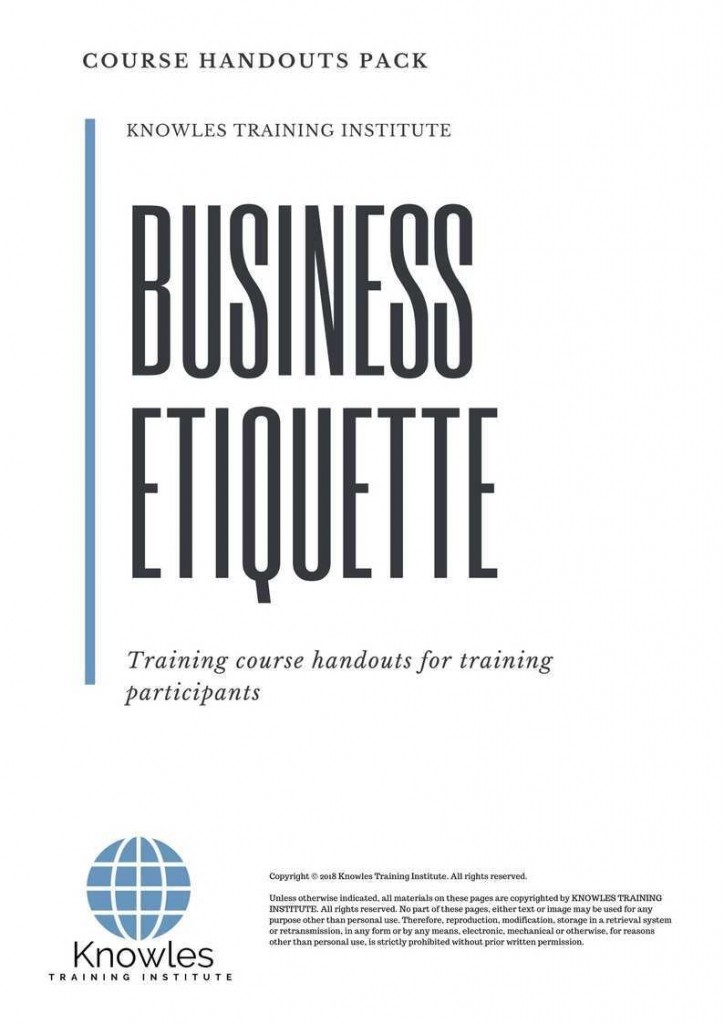 etiquette training courses