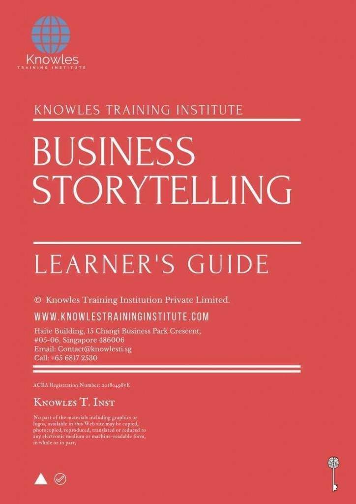 Business Sorytelling Training Course Learner’s Guide