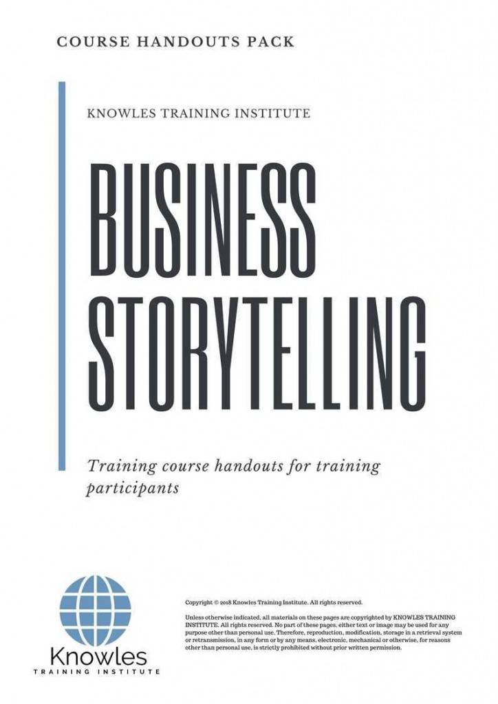 Business Storytelling Training Course Handouts