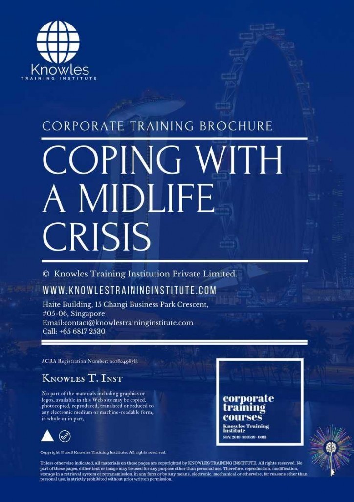Coping With A Midlife Crisis Training Course Brochure