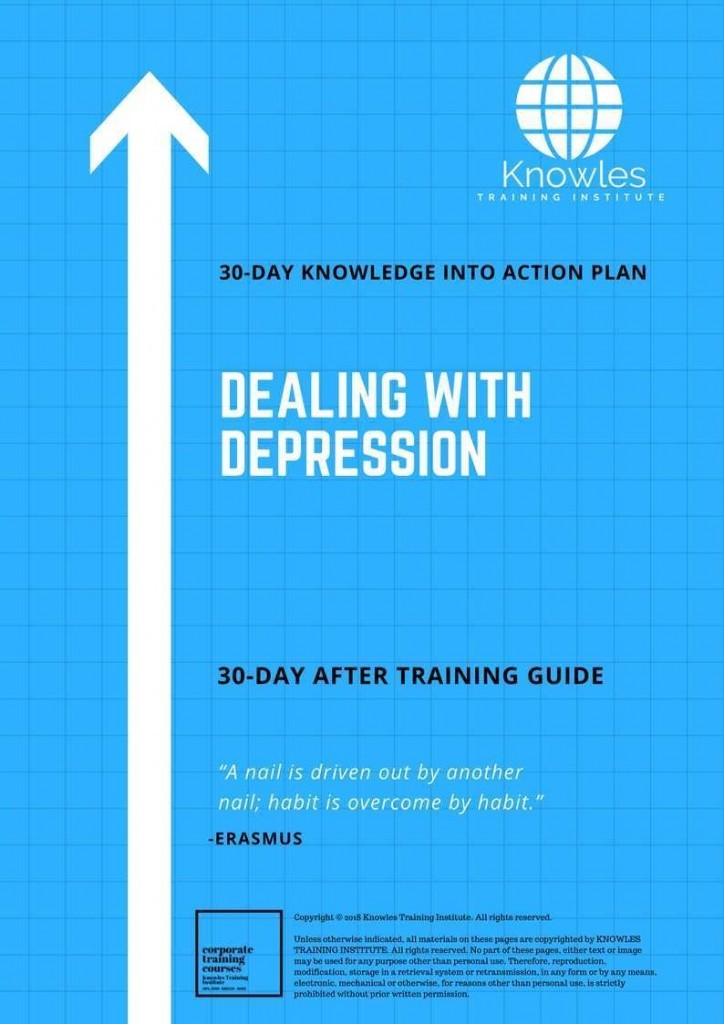 Dealing With Depression 30 Day After Training Guide