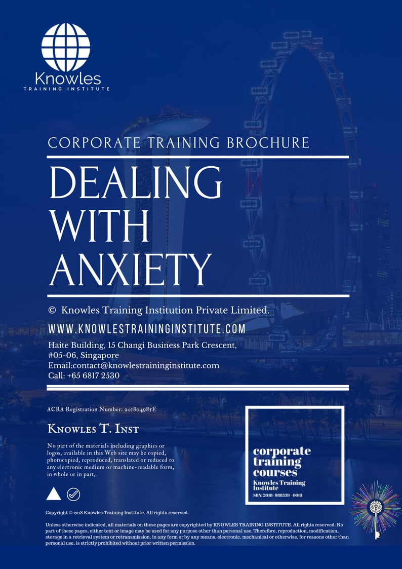 Dealing with Anxiety Course Brochure