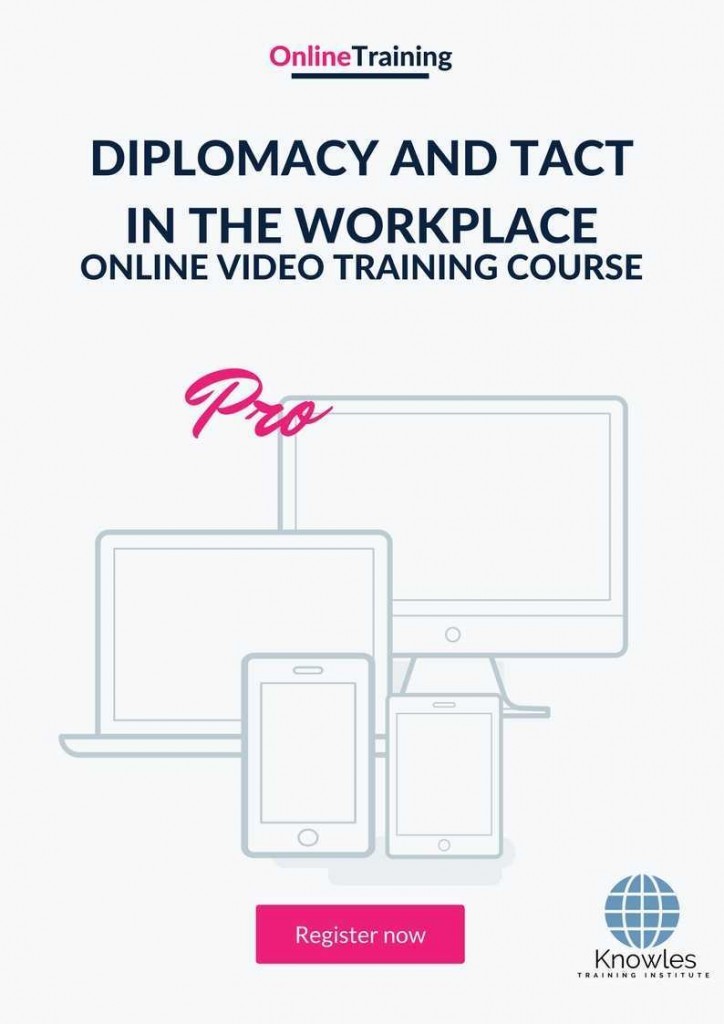 Diplomacy and Tact In The Workplace Online Training Video Course