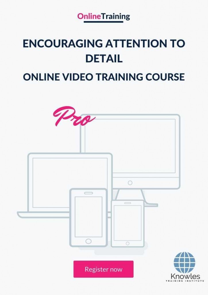 Encouraging Attention To Deatail Online Training Video Course