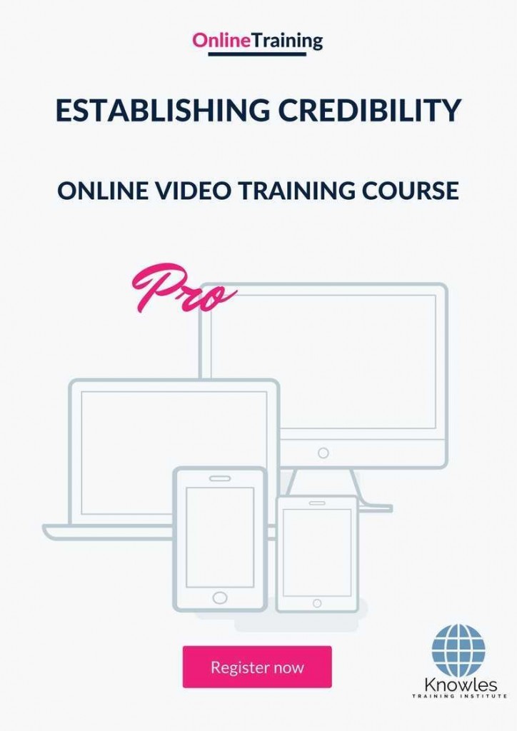 Establishing Credibility Online Training Video Course