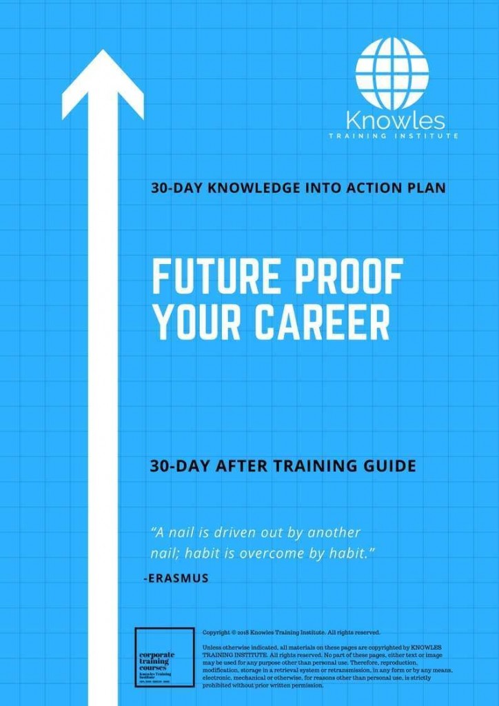 Future Proof Your Career 30 Day After Training Guide