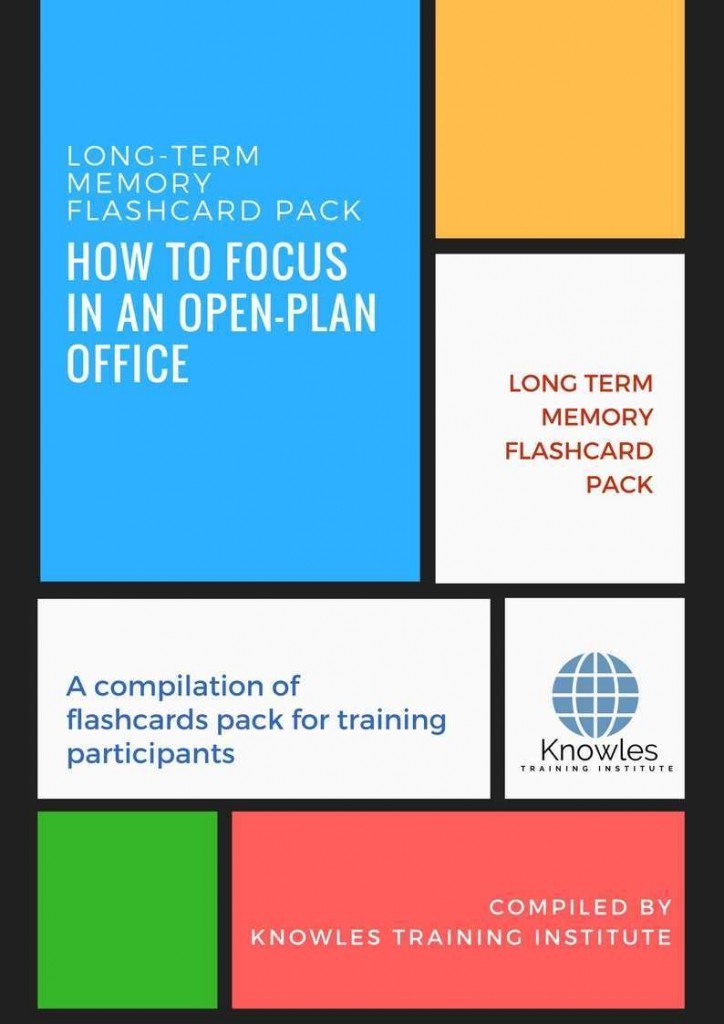 How To Focus In An Open-Plan Office Training Flashcards
