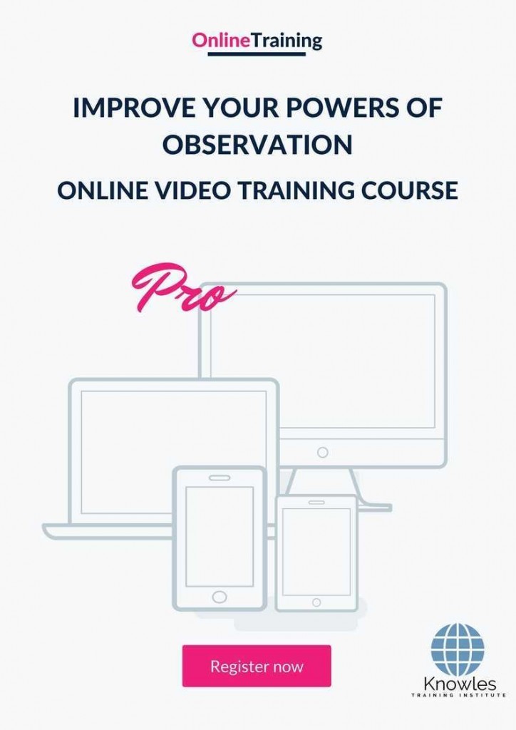 Improve Your Powers Of Observation Online Training Video Course