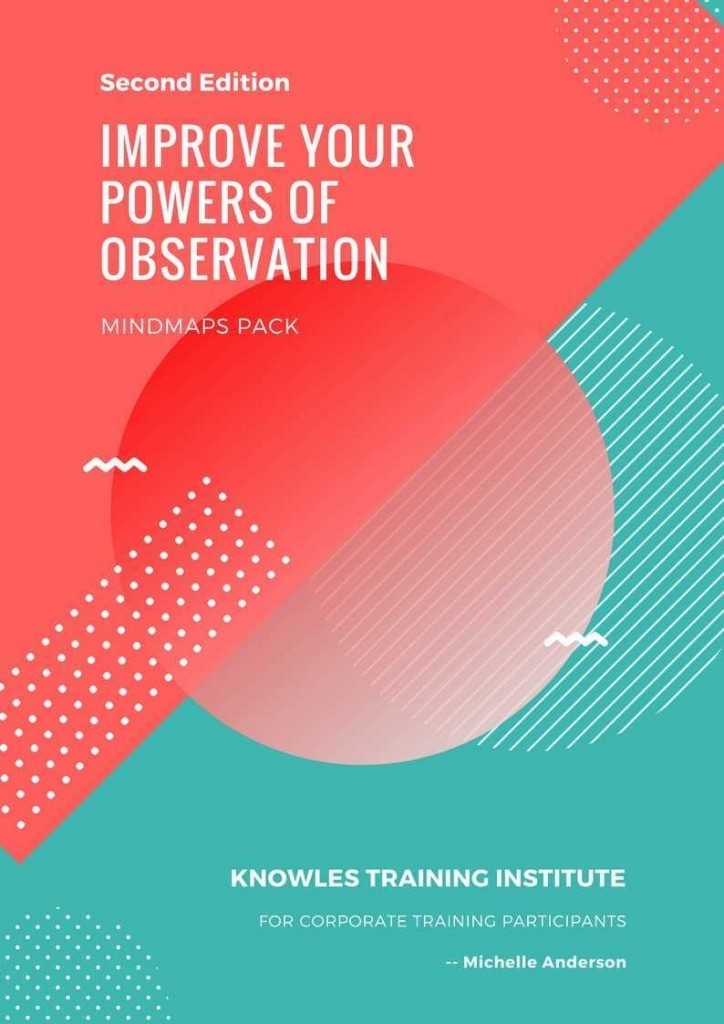 Improve Your Powers Of Observation Training Course MindMaps