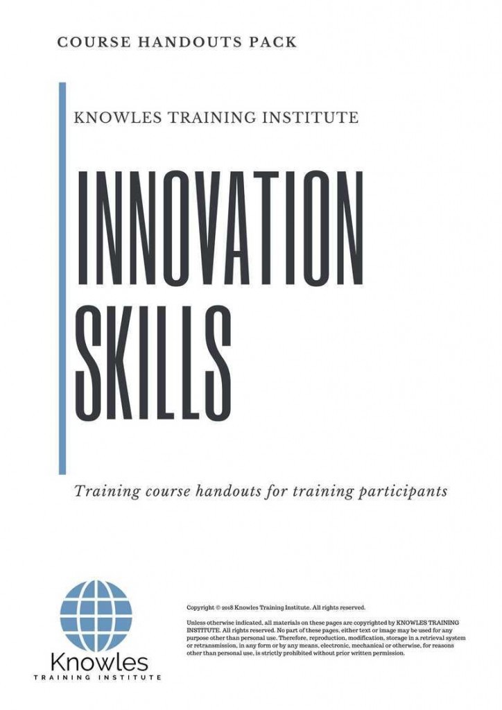 Innovation Skills Training Course Handouts