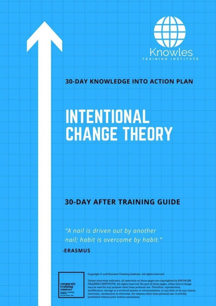 Intentional change Theory 30 Day After Training Guide
