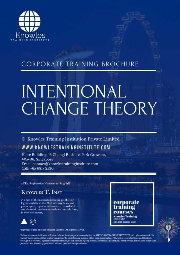 Intentional change Theory Training Course Brochure