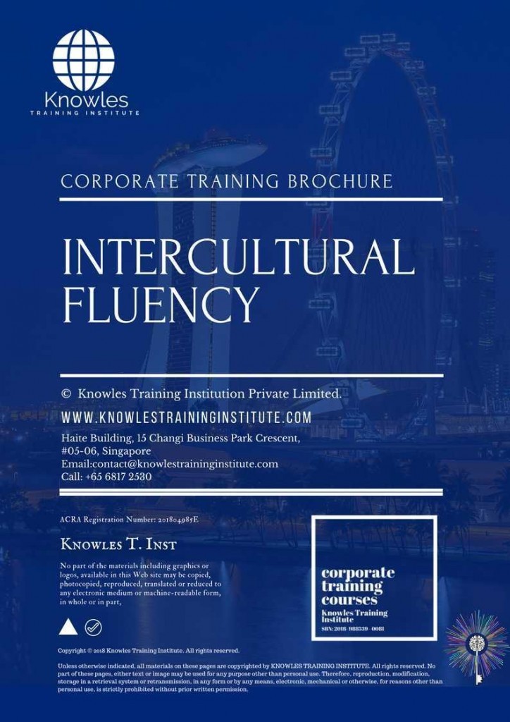 Intercultural Fluency Training Course Brochure