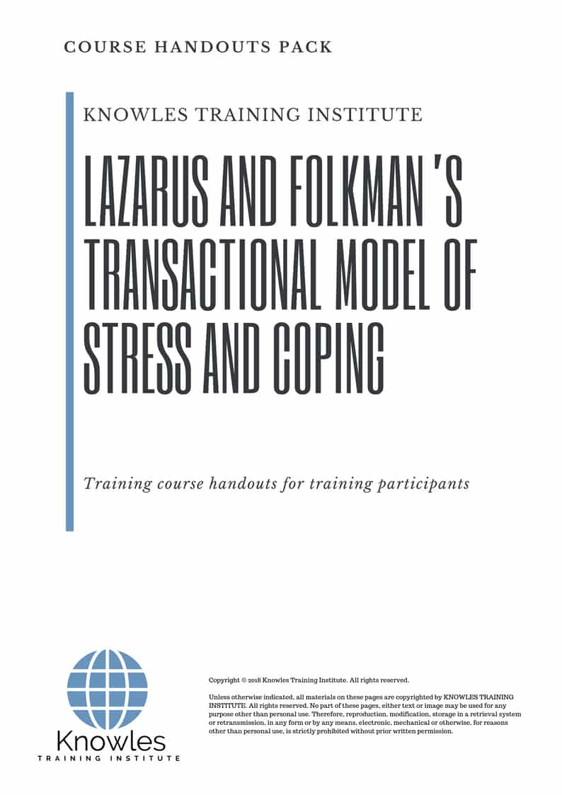 Lazarus And Folkman’S Transactional Model Of Stress And Coping Course Handouts