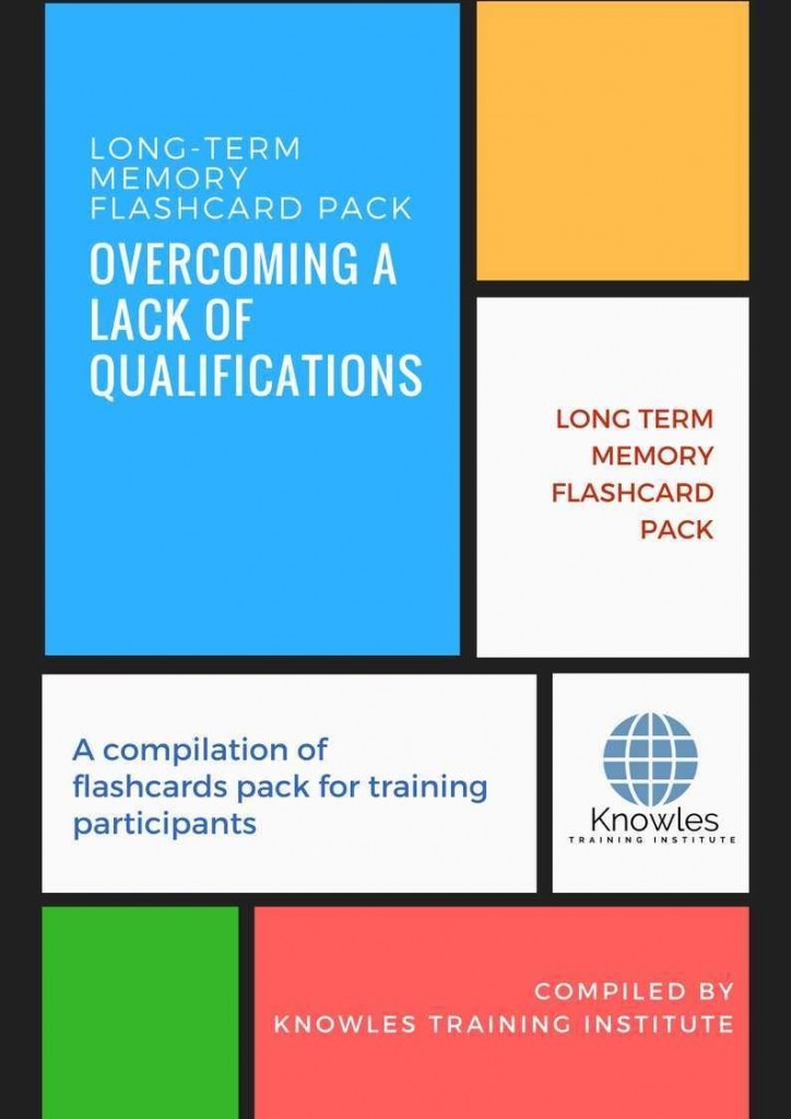 Overcoming A Lack Of Qualifications Training Flashcards