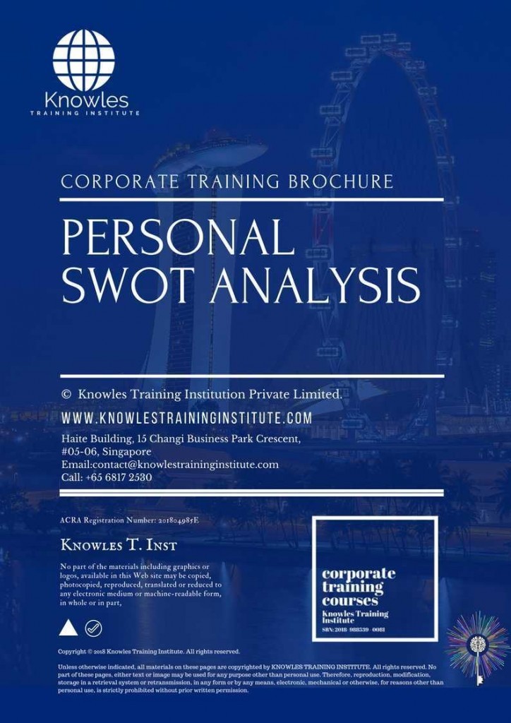 Personal Swot Analysis Training Course Brochure
