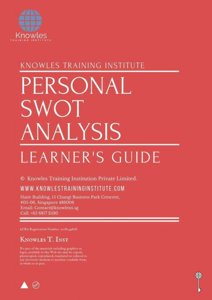 Personal Swot Analysis Training Course Learner’s Guide