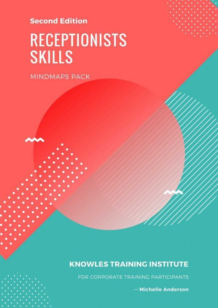 Receptionists Skills Training Course MindMaps