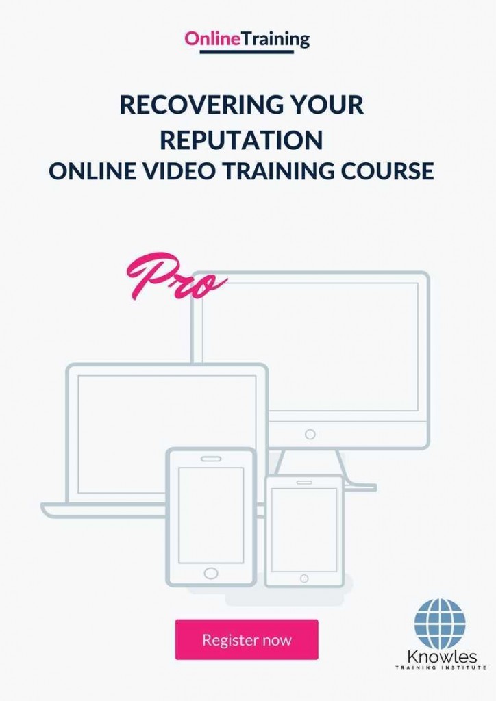 Recovering Your Reputation Online Training Video Course