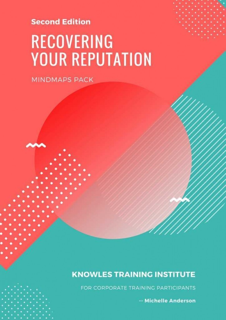 Recovering Your Reputation Training Course MindMaps