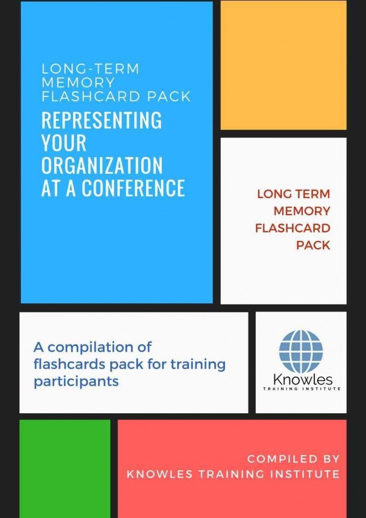 Representing Your Organization At A Conference Training Flashcards