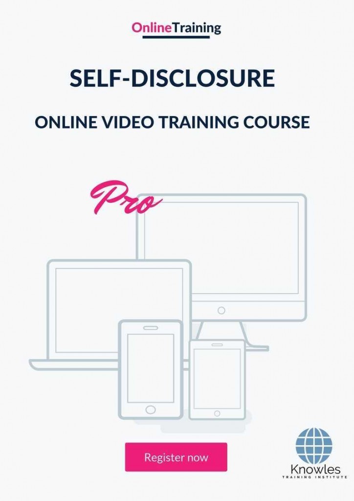 Self-Disclosure Online Training Video Course