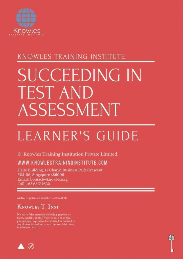 Succeeding In Test And Assessment Centers Training Course Learner’s Guide