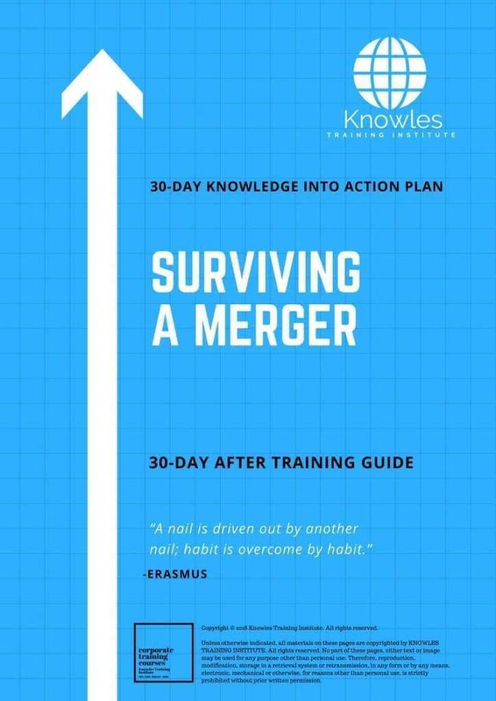 Surviving A Merger 30 Day After Training Guide