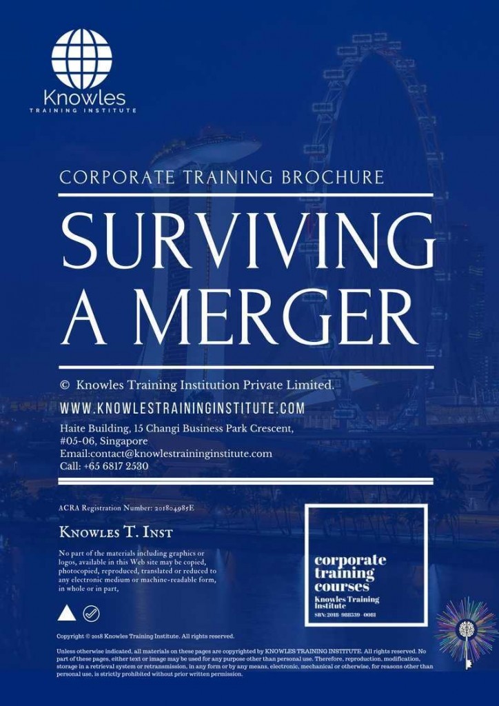 Surviving A Merger Training Course Brochure