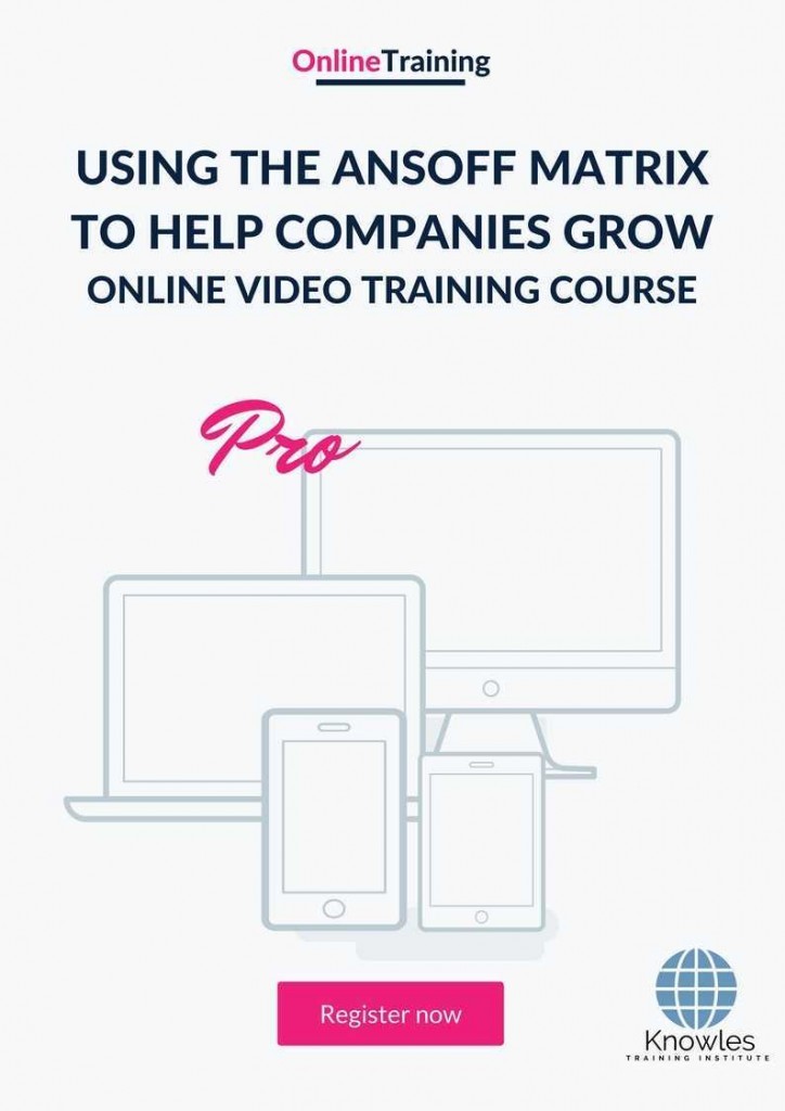Using The Ansoff Matrix To Help Companies Grow Online Training Video Course