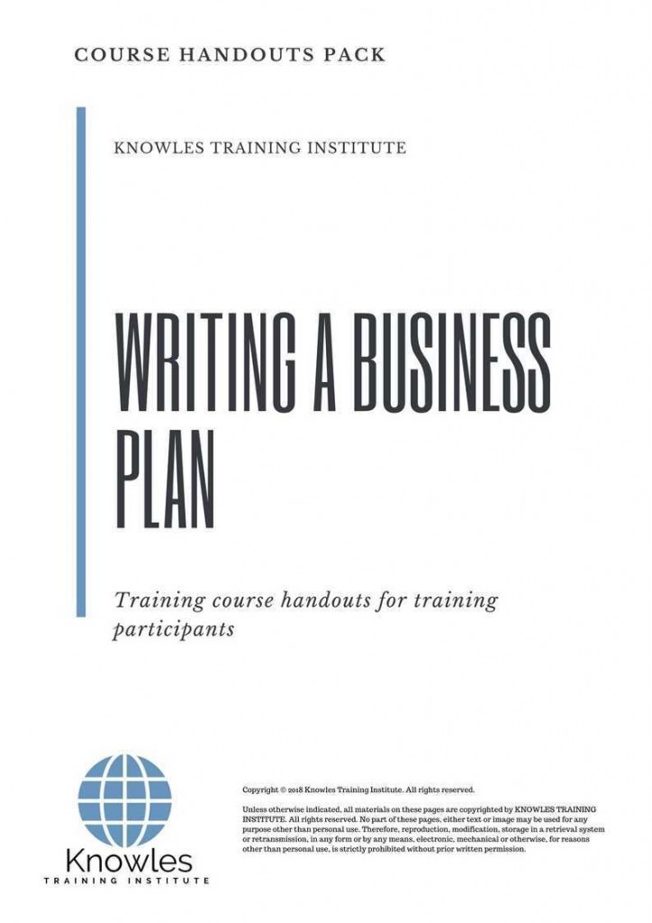 Writing A Business Plan Training Course In Singapore Knowles Training