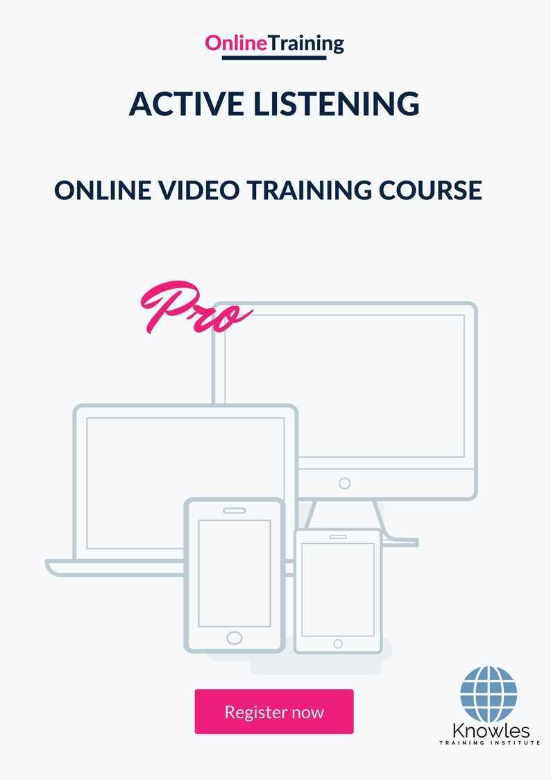 Active Listening Online Training Video Course