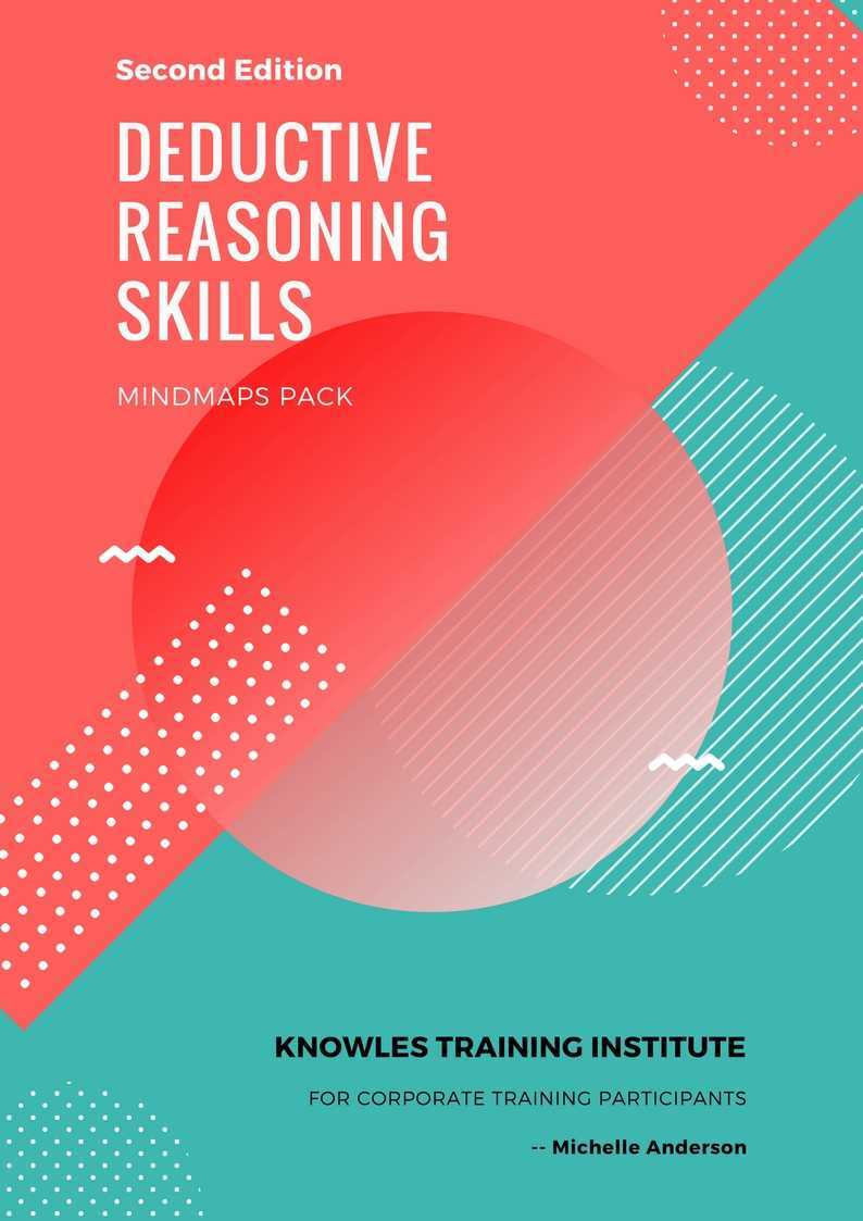 Deductive Reasoning Skills Training Course MindMaps