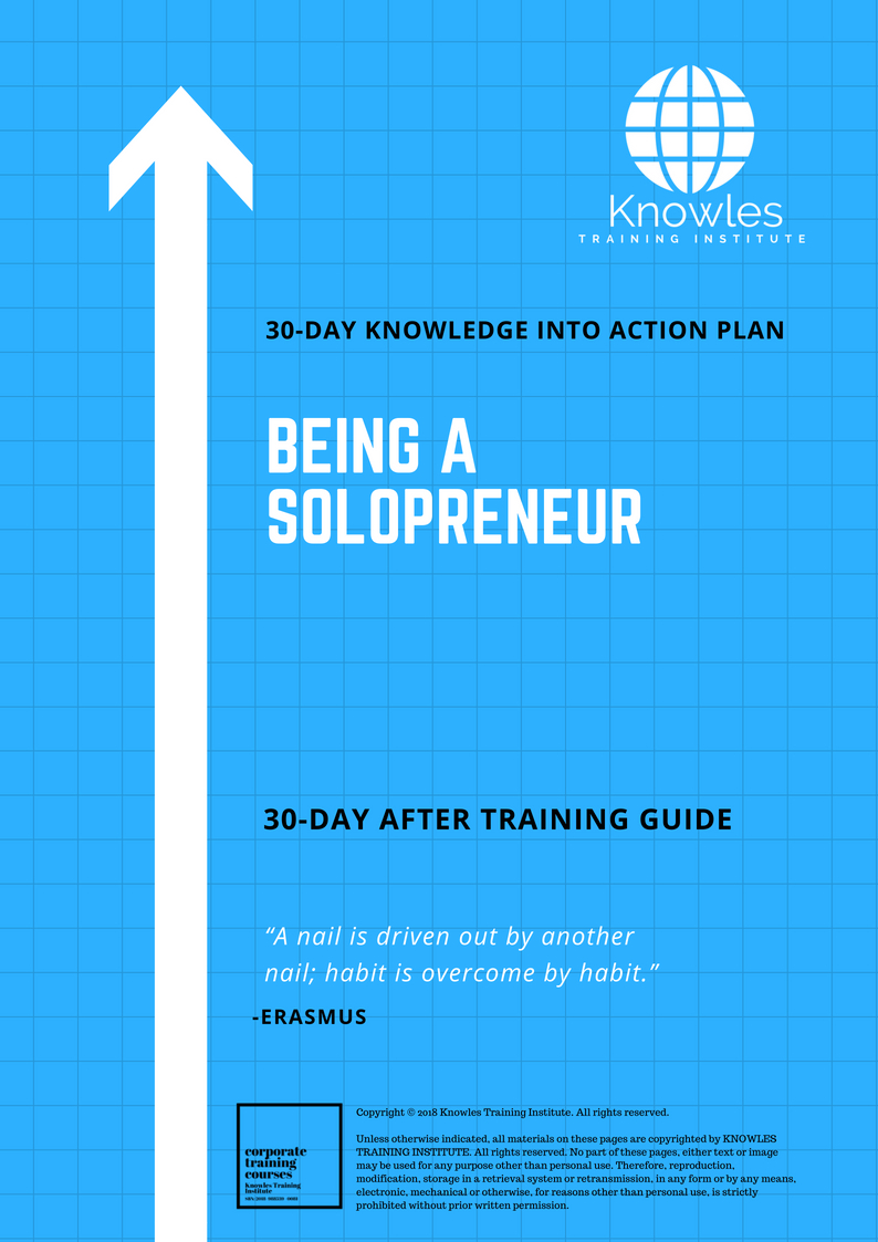 30-Day Action Plan For Being A Solopreneur