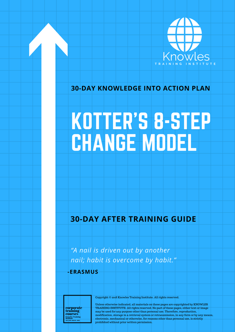 30-Day Action Plan For Kotter’S 8-Step Change