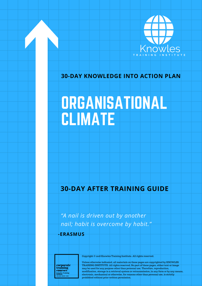 30-Day Action Plan For Organisational Climate
