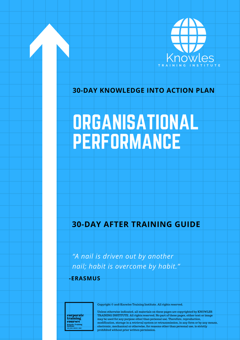 30-Day Action Plan For Organisational Performance