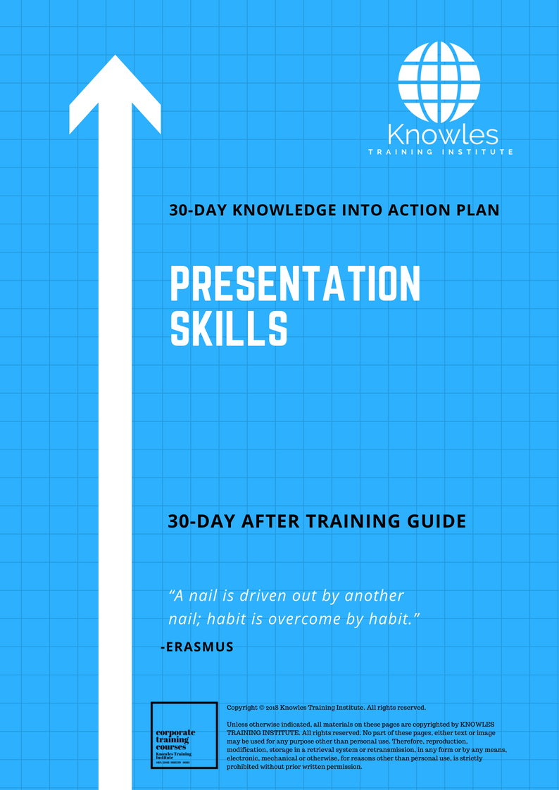 30-Day Action Plan For Presentation Skills