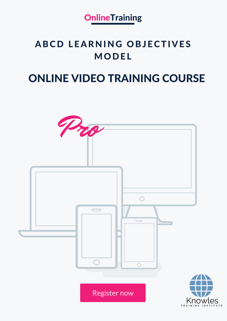 Abcd Learning Objectives Model Online Video Course