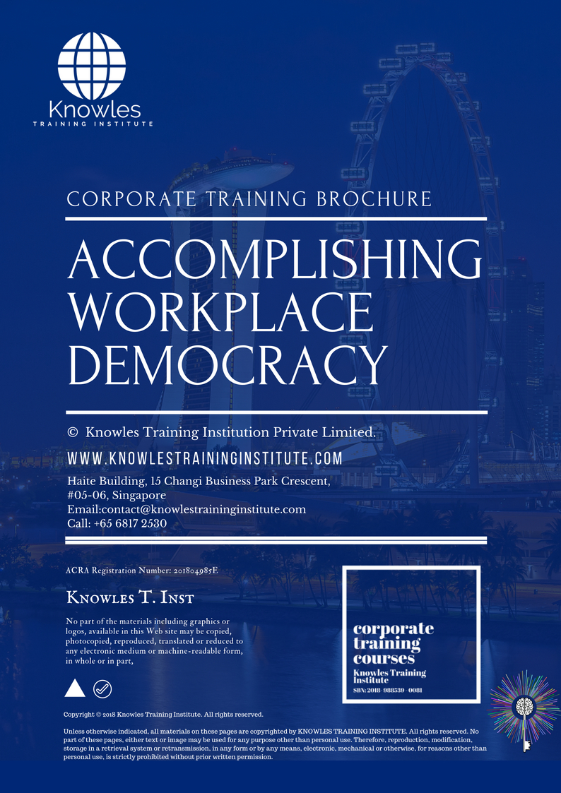Accomplishing Workplace Democracy Course Brochure