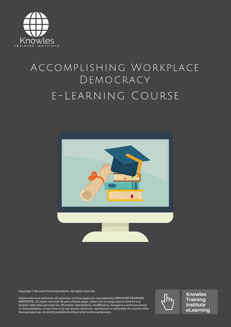 Accomplishing Workplace Democracy E-Learning Course