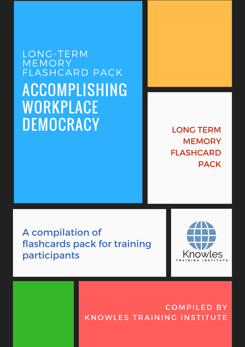 Accomplishing Workplace Democracy Long-Term Memory Flashcards Pack
