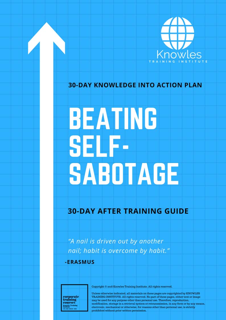 Beating Self-Sabotage 30-Day Action Plan