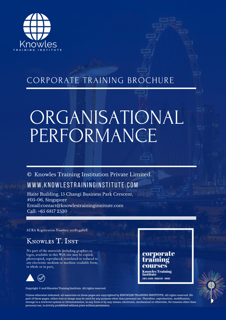 Course Brochure For Organisational Performance
