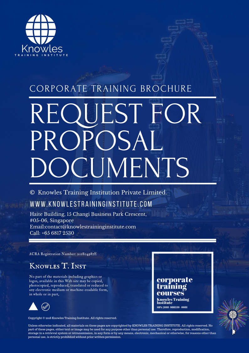 Course Brochure For Request For Proposal Documents