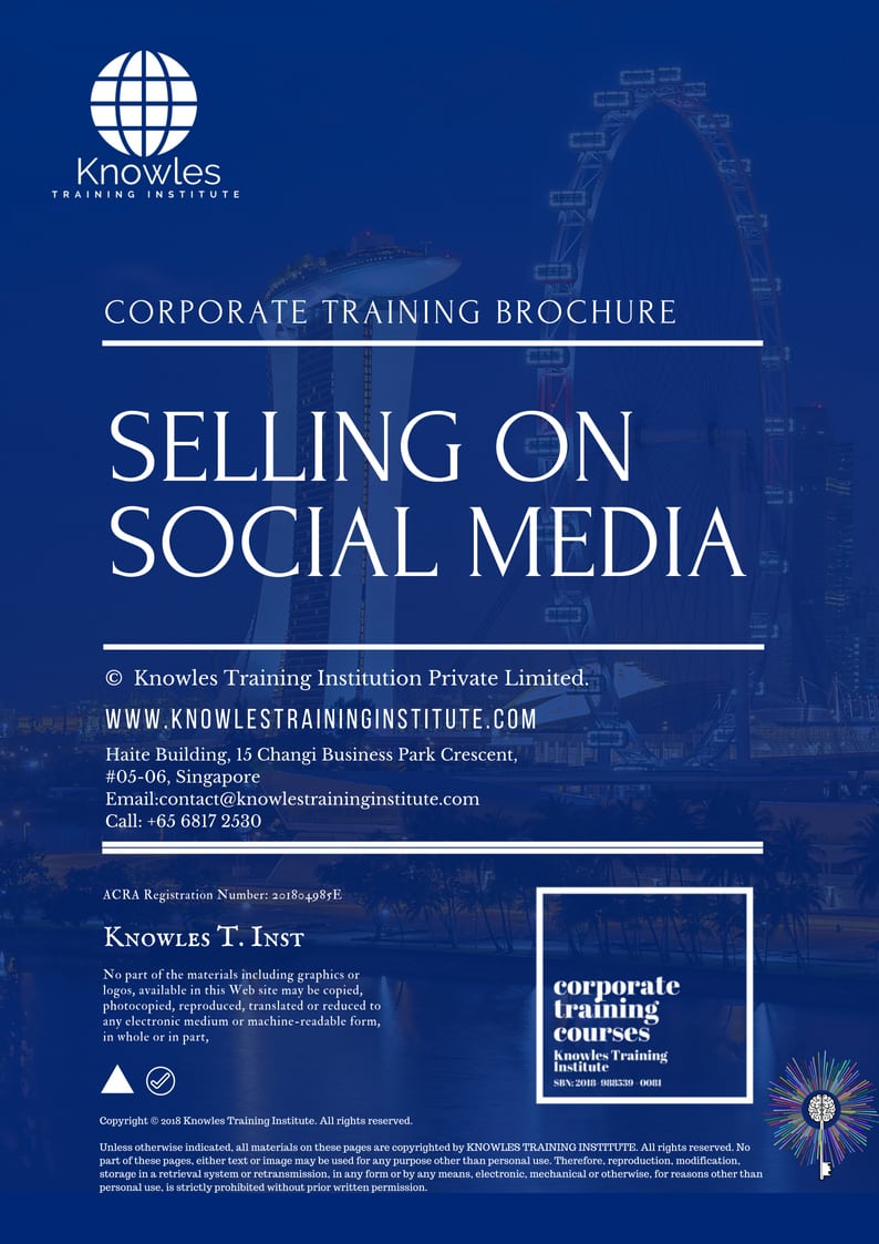 Course Brochure For Selling On Social Media