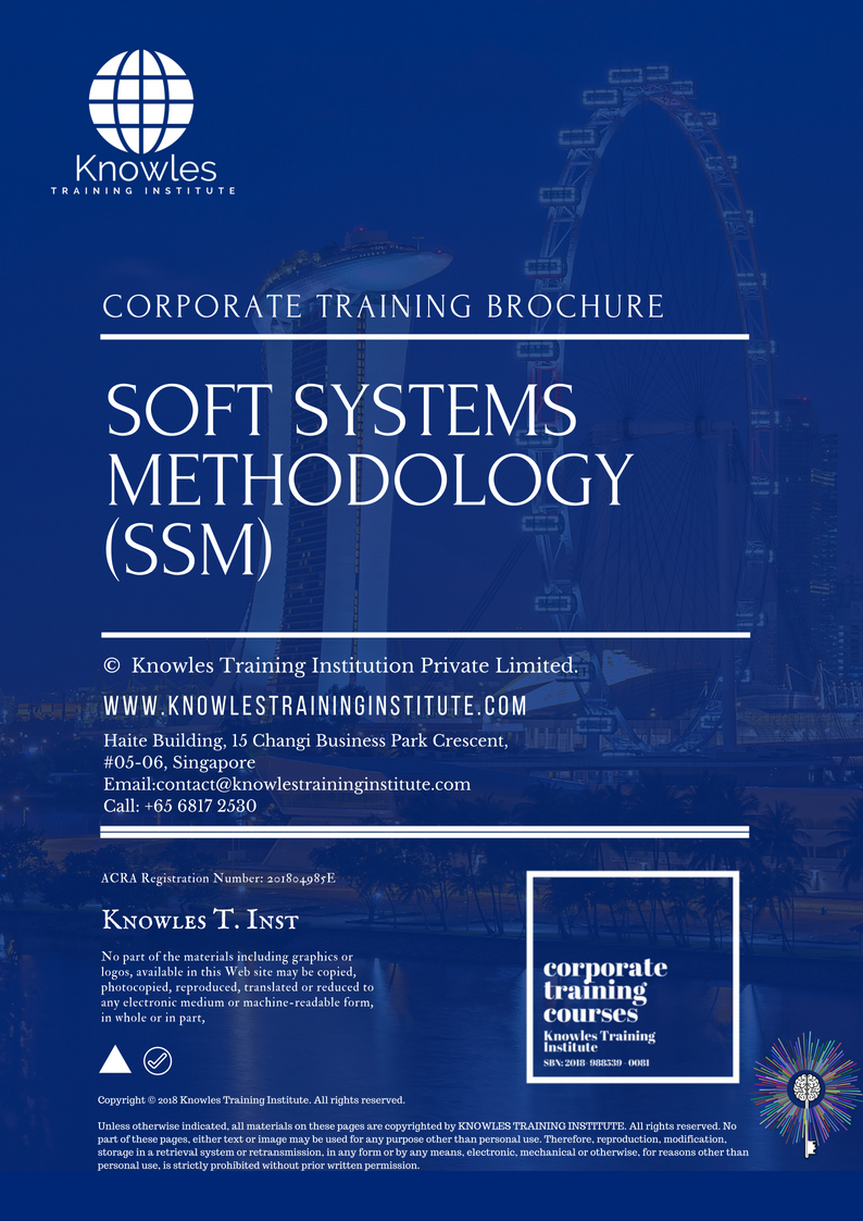 Course Brochure For Soft Systems Methodology (Ssm)