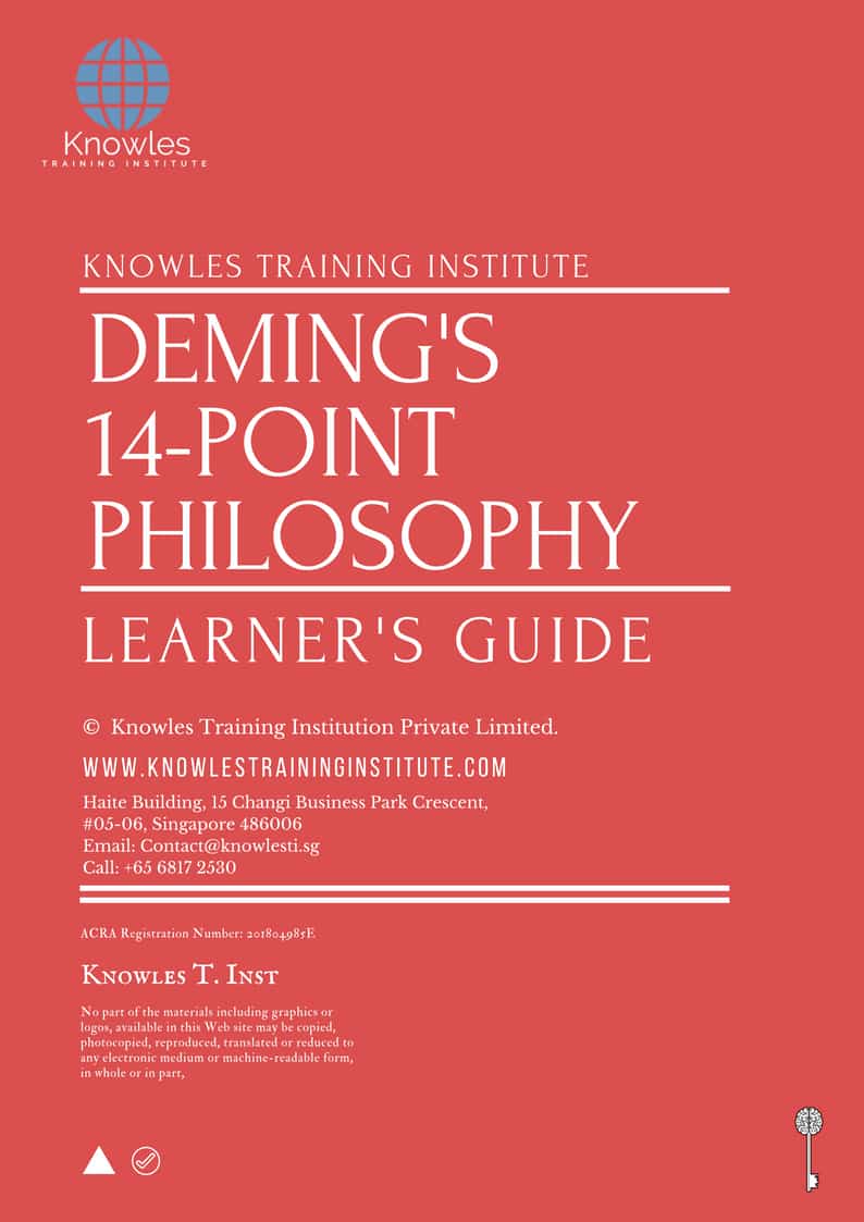 Deming’s 14-Point Philosophy Learner’s Guide